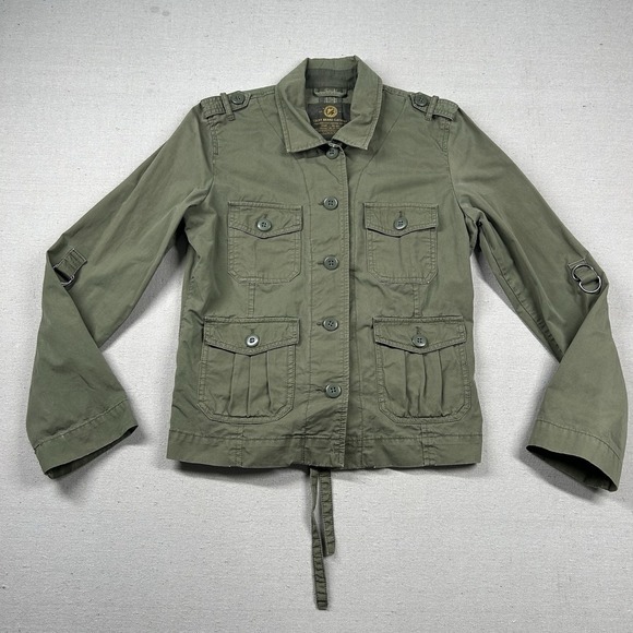 Lucky Brand Jackets & Blazers - Lucky Brand Jacket Women M Military Utility Olive Standard Issue 06-KH1 Tactical